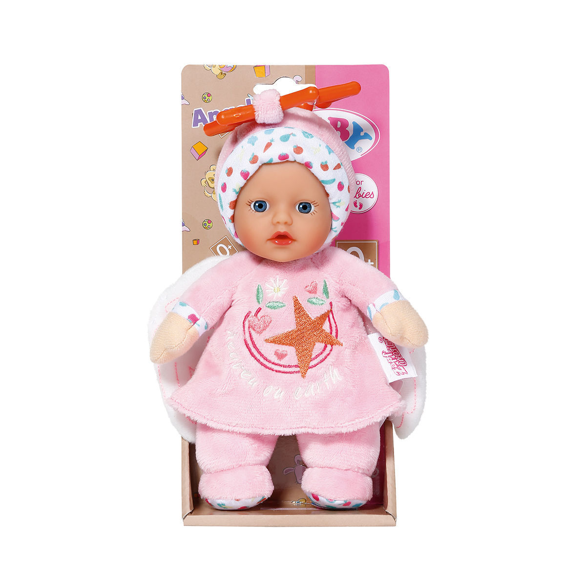 Baby Born Лялька – Рожеве янголятко (18 cm) 